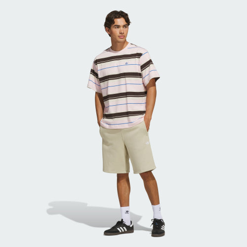 ADIDAS ADIDAS Striped Crew Neck Tee Size