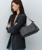 MUSINSA STANDARD WOMAN MUSINSA STANDARD WOMAN Women's Buckle Slouchy Shoulder Bag Dark Gray