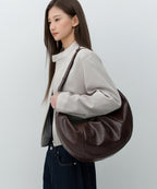 MUSINSA STANDARD WOMAN MUSINSA STANDARD WOMAN Crescent Hobo Bag Dark Brown