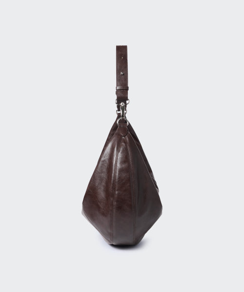MUSINSA STANDARD WOMAN MUSINSA STANDARD WOMAN Crescent Hobo Bag Dark Brown