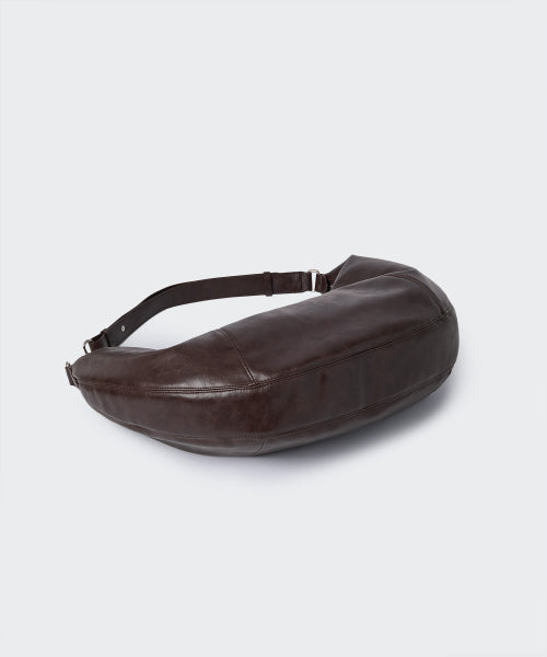 MUSINSA STANDARD WOMAN MUSINSA STANDARD WOMAN Crescent Hobo Bag Dark Brown