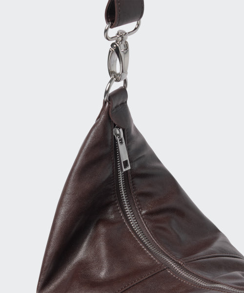 MUSINSA STANDARD WOMAN MUSINSA STANDARD WOMAN Crescent Hobo Bag Dark Brown