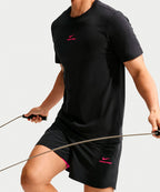 NIKE Nike T-Shirt M - Black:Hyper Pink