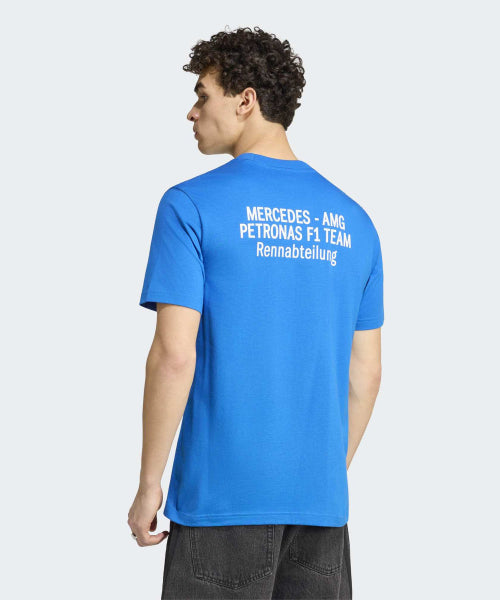 ADIDAS ADIDAS T-Shirt Mercedes AMG F1 Team Bluebird:White