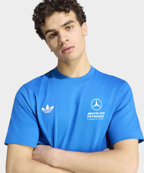ADIDAS ADIDAS T-Shirt Mercedes AMG F1 Team Bluebird:White