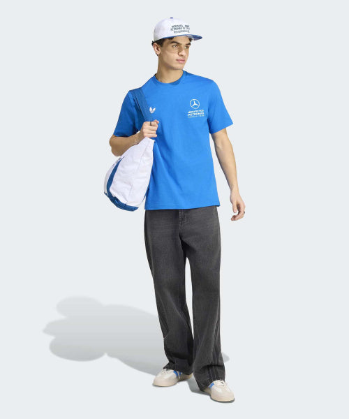 ADIDAS ADIDAS T-Shirt Mercedes AMG F1 Team Bluebird:White