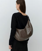 MUSINSA STANDARD WOMAN MUSINSA STANDARD WOMAN Crescent Hobo Bag Khaki Gray