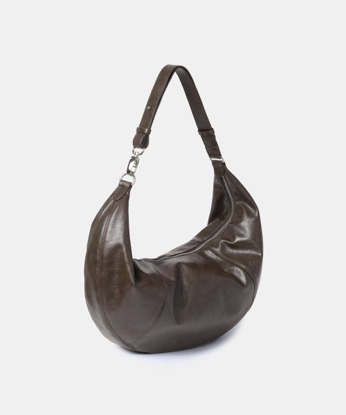 MUSINSA STANDARD WOMAN MUSINSA STANDARD WOMAN Crescent Hobo Bag Khaki Gray