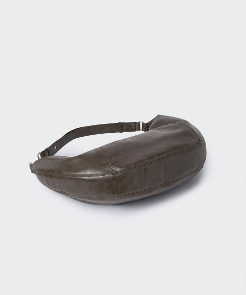 MUSINSA STANDARD WOMAN MUSINSA STANDARD WOMAN Crescent Hobo Bag Khaki Gray