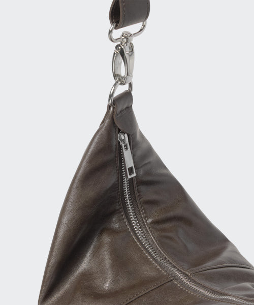 MUSINSA STANDARD WOMAN MUSINSA STANDARD WOMAN Crescent Hobo Bag Khaki Gray