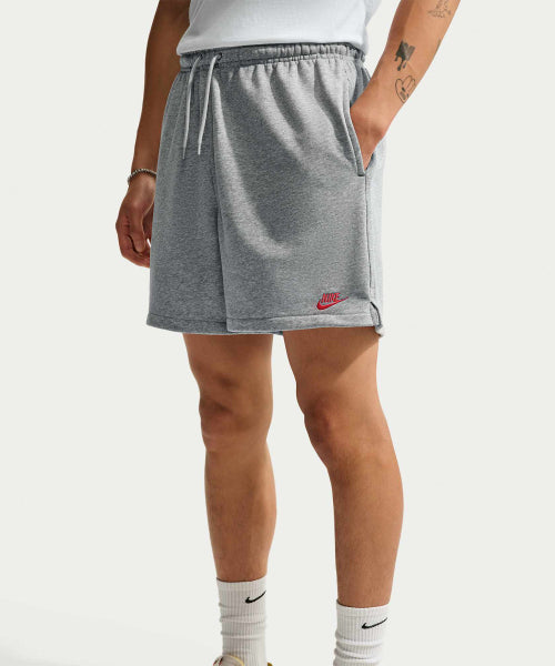 NIKE NIKE Club French Terry Flow Shorts M - Dark Gray Heather
