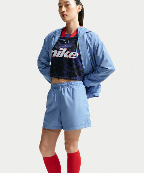 NIKE NIKE Sportswear Classic Woven Mid-Rise Shorts - Work Blue