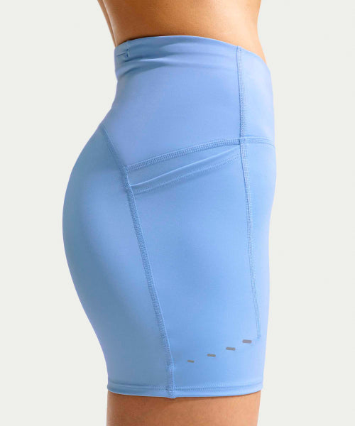 NIKE NIKE Swift High Waist Running Shorts - Aluminum