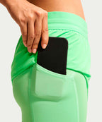 NIKE NIKE Running Shorts Mid-Rise 2-in-1 Women - Illusion Green