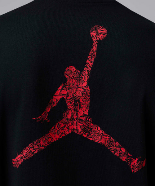 NIKE Nike T-Shirt M - Black: University Red