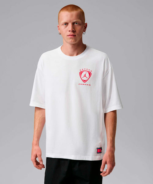 NIKE Nike T-Shirt M - White: University Blue