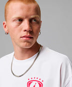 NIKE Nike T-Shirt M - White: University Blue