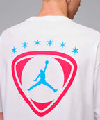 NIKE Nike T-Shirt M - White: University Blue