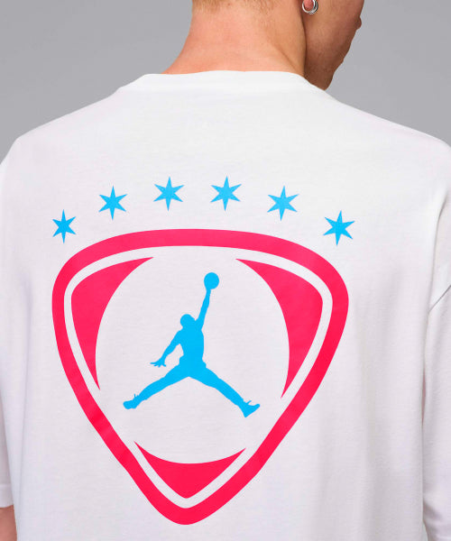 NIKE Nike T-Shirt M - White: University Blue