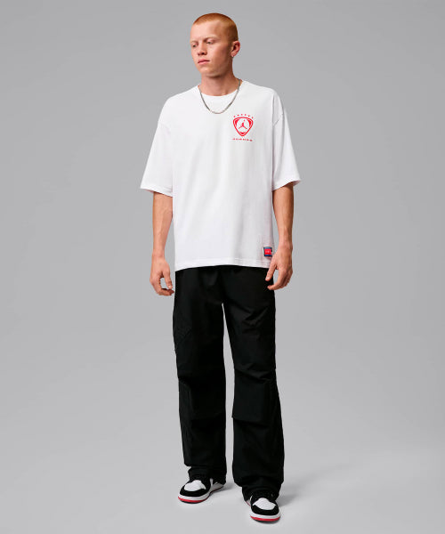 NIKE Nike T-Shirt M - White: University Blue