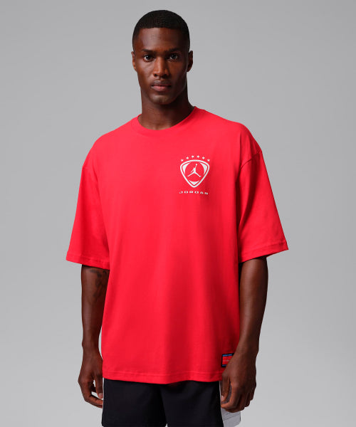 NIKE Nike T-Shirt M - University Red:White