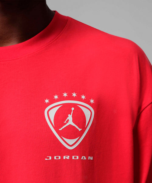 NIKE Nike T-Shirt M - University Red:White