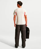 NIKE NIKE T-Shirt M - Light Orewood Brown:Light Crimson:Summit White