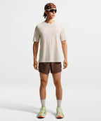 NIKE NIKE T-Shirt M - Light Orewood Brown:Summit White
