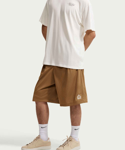 NIKE NIKE Sportswear Club Mesh Shorts M - Ale Brown:Light Orewood Brown