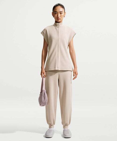 NIKE NIKE T-Shirt Full Zip Tunic - Cream II