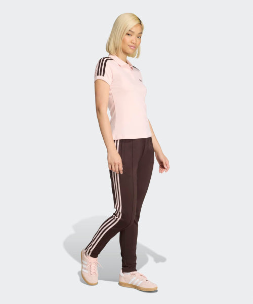 ADIDAS ADIDAS 3-Stripe Polo Sandy Pink
