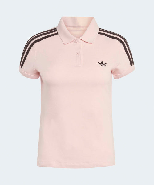 ADIDAS ADIDAS 3-Stripe Polo Sandy Pink