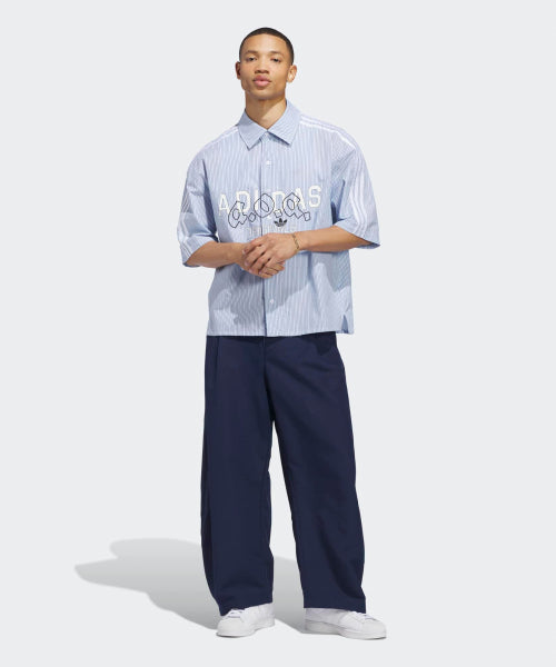 ADIDAS ADIDAS Woven Barrel Pants - Night Indigo