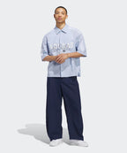 ADIDAS ADIDAS Woven Barrel Pants - Night Indigo
