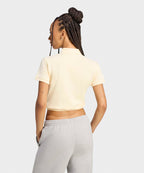 ADIDAS ADIDAS Short Sleeve Polo - Warm Vanilla