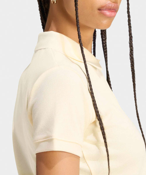 ADIDAS ADIDAS Short Sleeve Polo - Warm Vanilla
