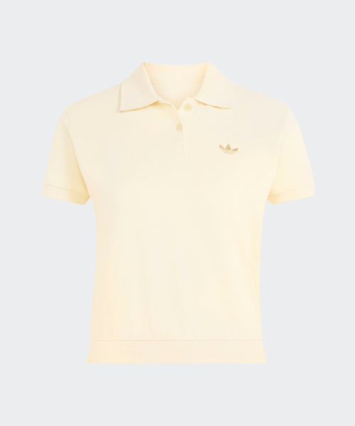 ADIDAS ADIDAS Short Sleeve Polo - Warm Vanilla