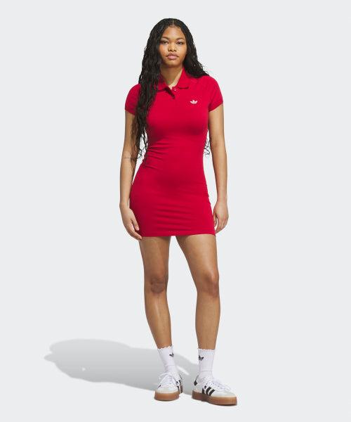 ADIDAS ADIDAS Polo Dress - Red
