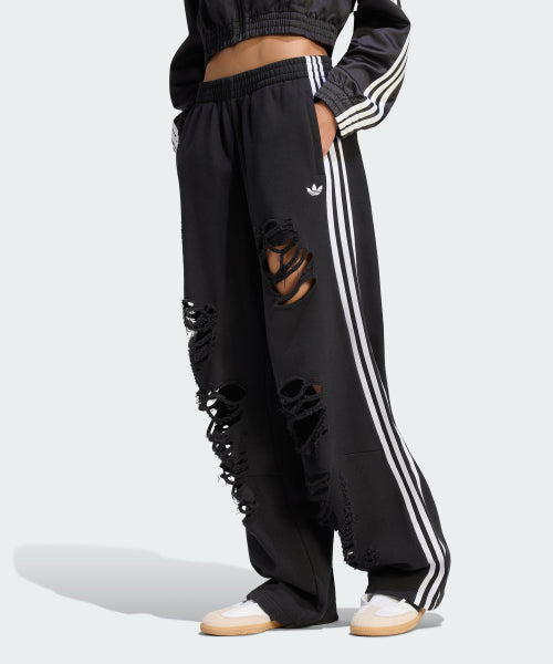 ADIDAS ADIDAS Sweatshirt Distressed Sweatpants - Black