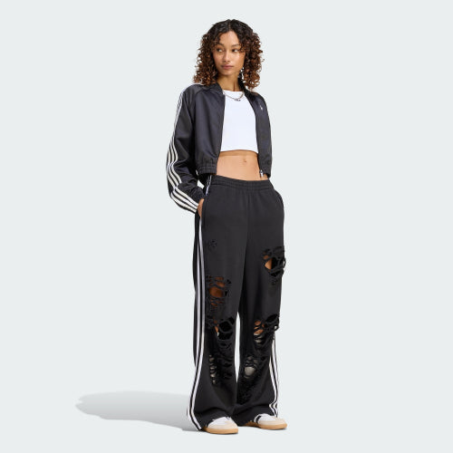ADIDAS ADIDAS Sweatshirt Distressed Sweatpants - Black