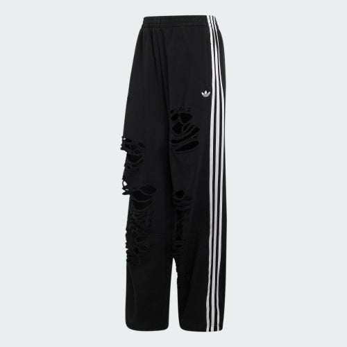 ADIDAS ADIDAS Sweatshirt Distressed Sweatpants - Black
