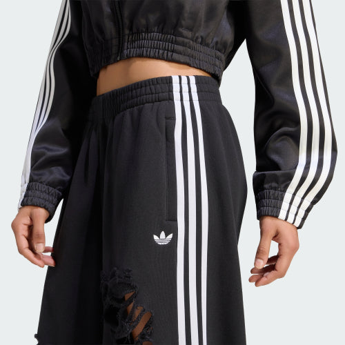 ADIDAS ADIDAS Sweatshirt Distressed Sweatpants - Black