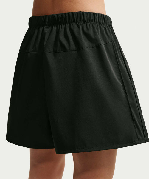 NIKE NIKE Sportswear Loose Mid-Rise Shorts W - Black:White