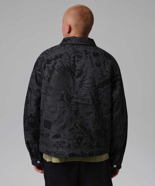 NIKE Nike Jacket M - Black: University Red