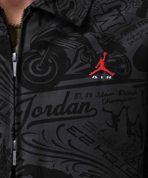 NIKE Nike Jacket M - Black: University Red
