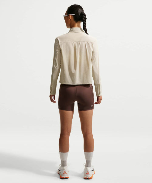 NIKE NIKE ACG Aeris Button-Up Long Sleeve Trail Running Top - Cream II