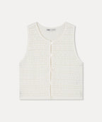 MIXXO MIXXO Crochet Vest Women's Outerwear