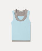 MIXXO MIXXO Layered Color Combination Tank Top Knit