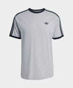 ADIDAS Korean T-Shirt - ADIDAS 3-Stripe Gray