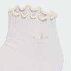 ADIDAS ADIDAS Ruffle Quarter Socks